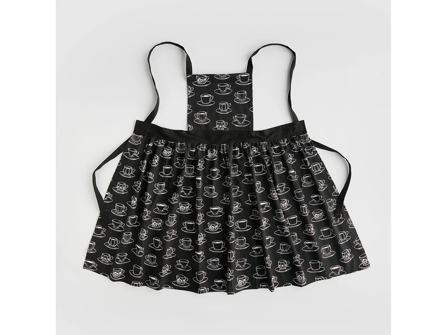 Schürze Silva mittelschwarz 90 x 142