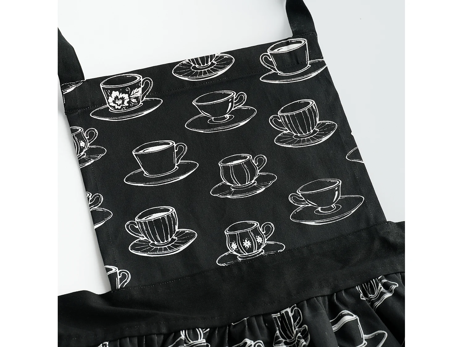 Schürze Silva mittelschwarz 90 x 142