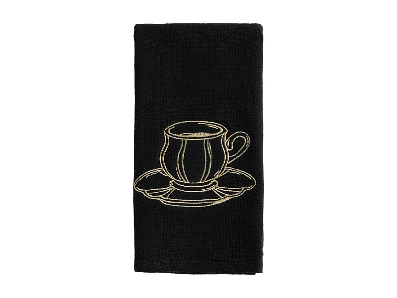 Geschirrtuch Silva mittelschwarz 37 x 50