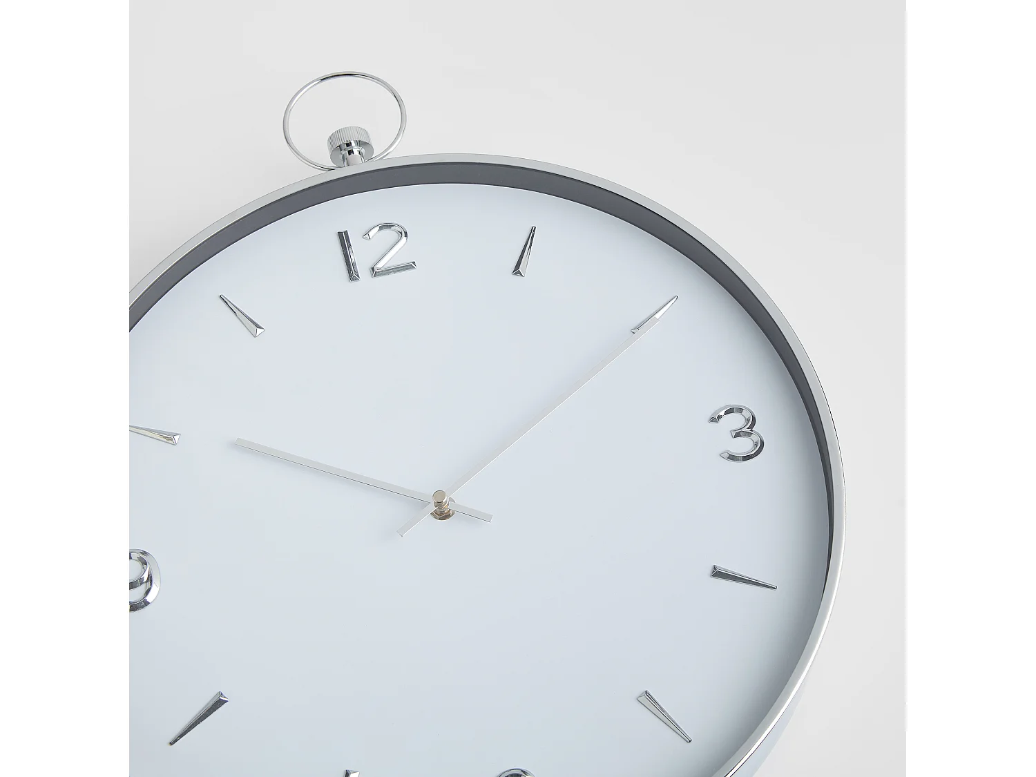 Wanduhr Tumis Mittelsilber 6 x 40