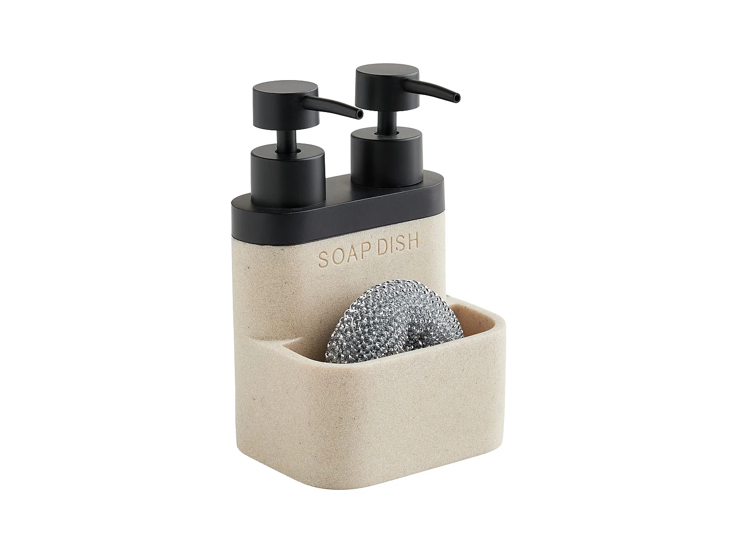 Distributeur Avec Support Pour Éponge Duadi Beige Moyen 150ml