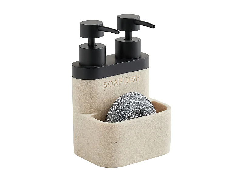 Distributeur Avec Support Pour Éponge Duadi Beige Moyen 150ml