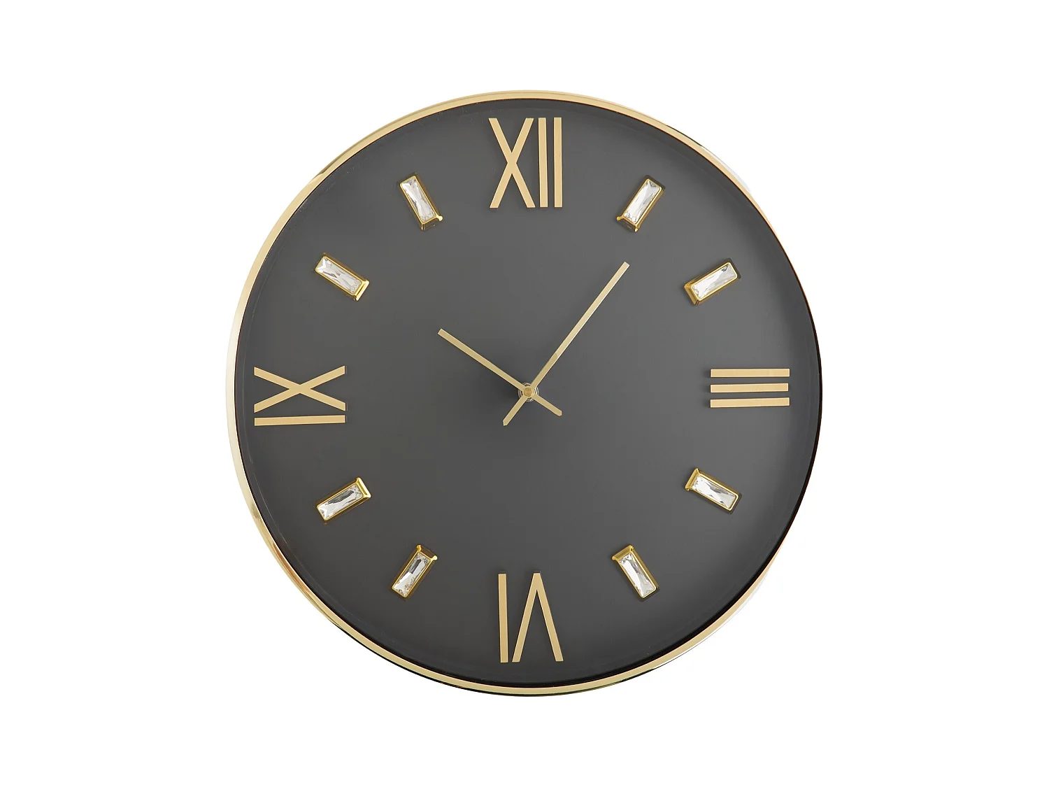 Wanduhr Lunex mittelschwarz 40 cm