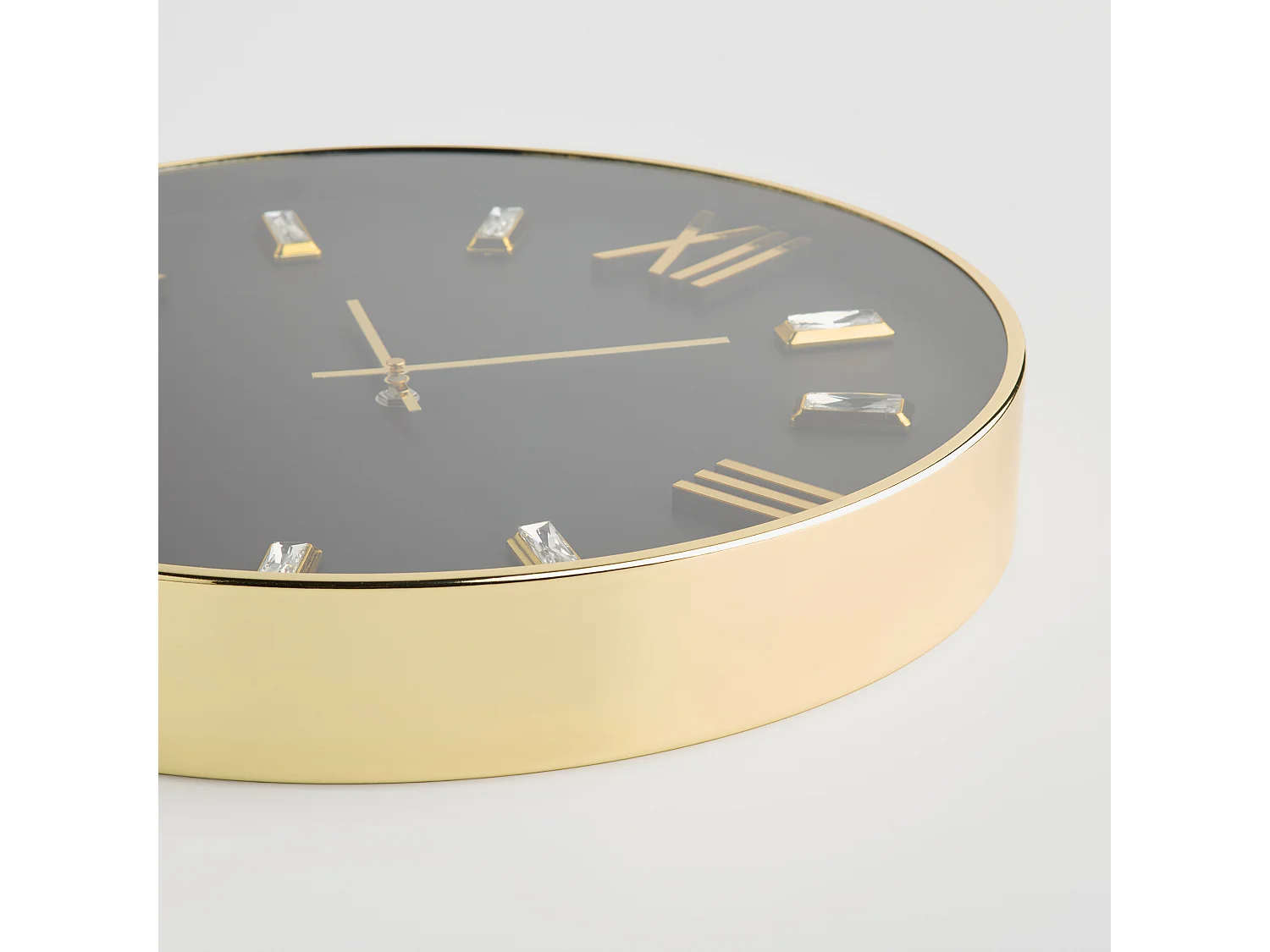 Wanduhr Lunex mittelschwarz 40 cm