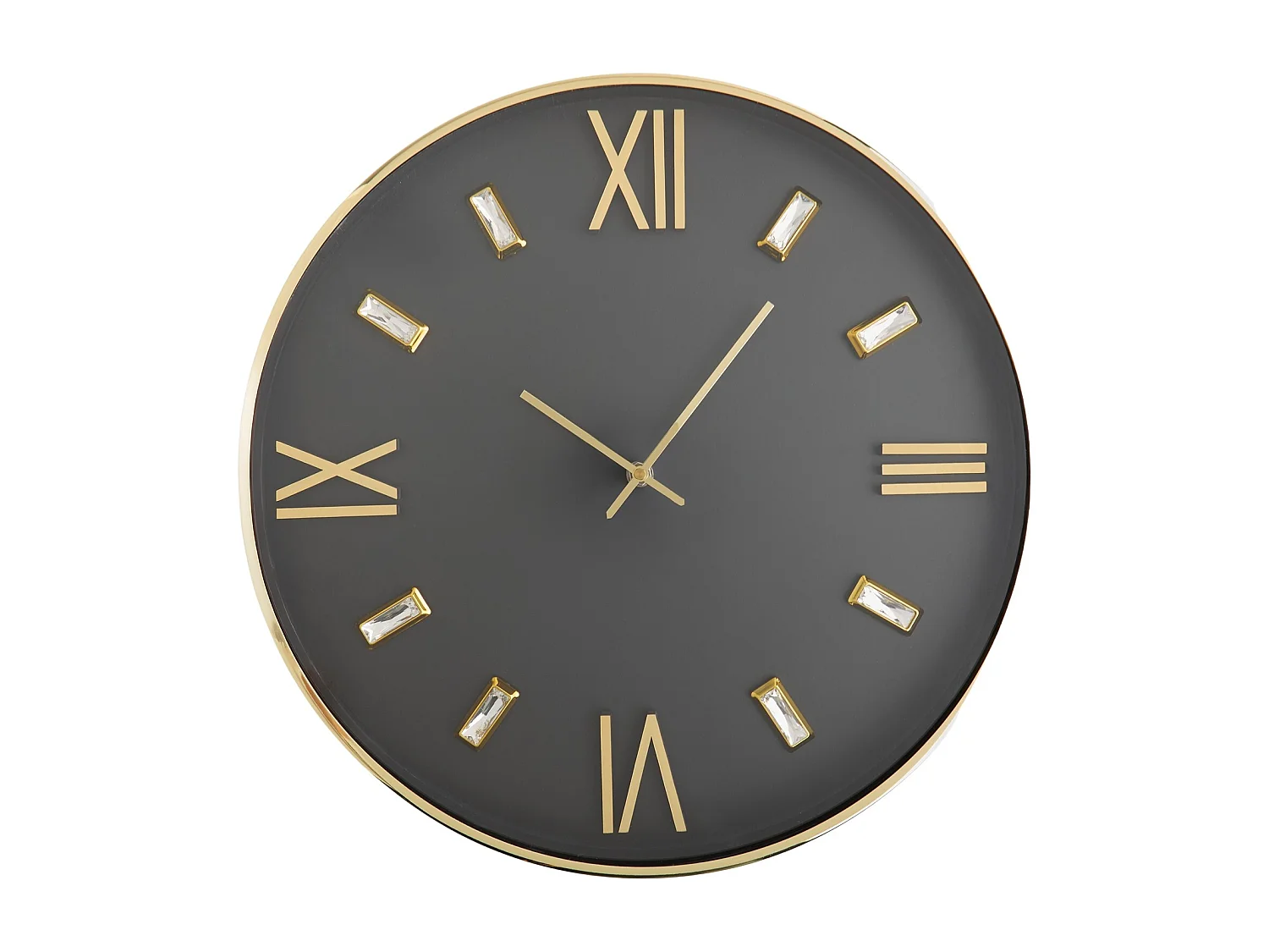 Wanduhr Lunex mittelschwarz 40 cm