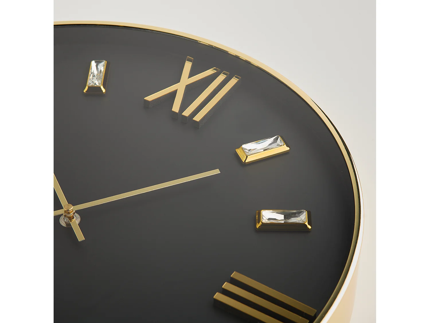 Wanduhr Lunex mittelschwarz 40 cm