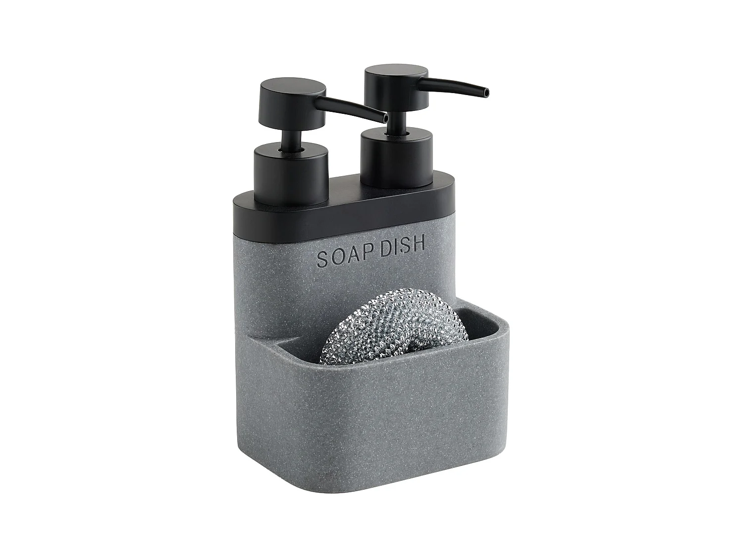 Distributeur Avec Support Pour Éponge Duadi 150ml Gris Moyen