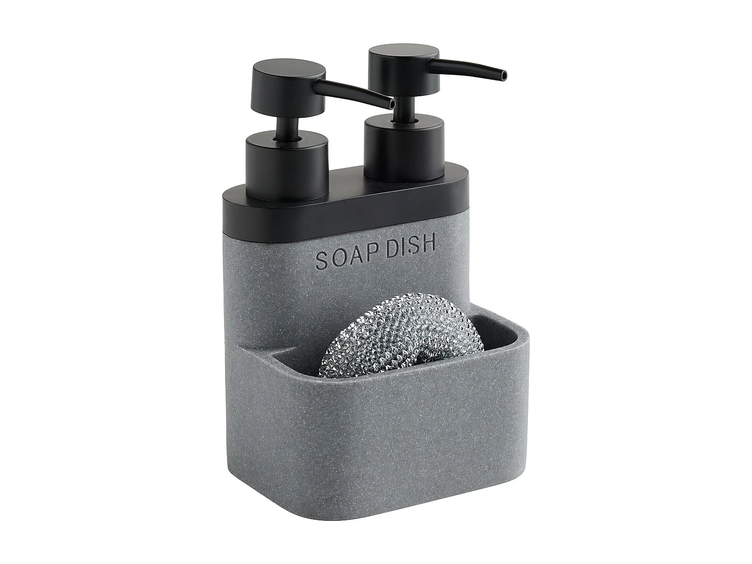 Distributeur Avec Support Pour Éponge Duadi 150ml Gris Moyen