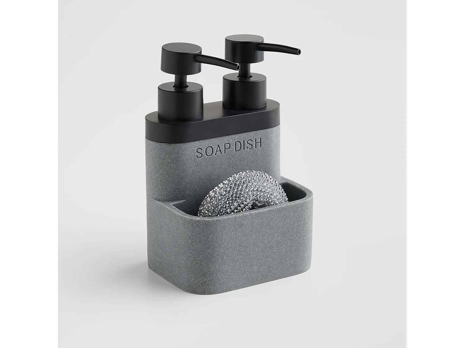 Distributeur Avec Support Pour Éponge Duadi 150ml Gris Moyen