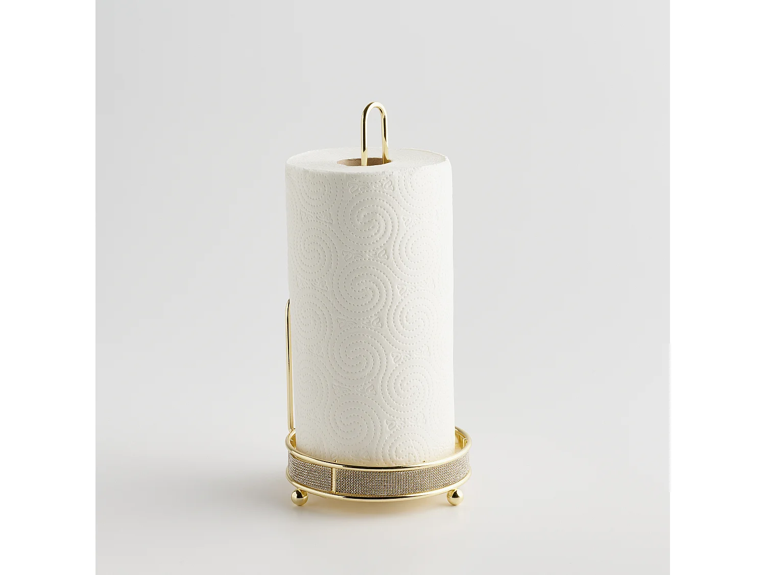 Papierhalter Diamondo mittleres Gold 33x16