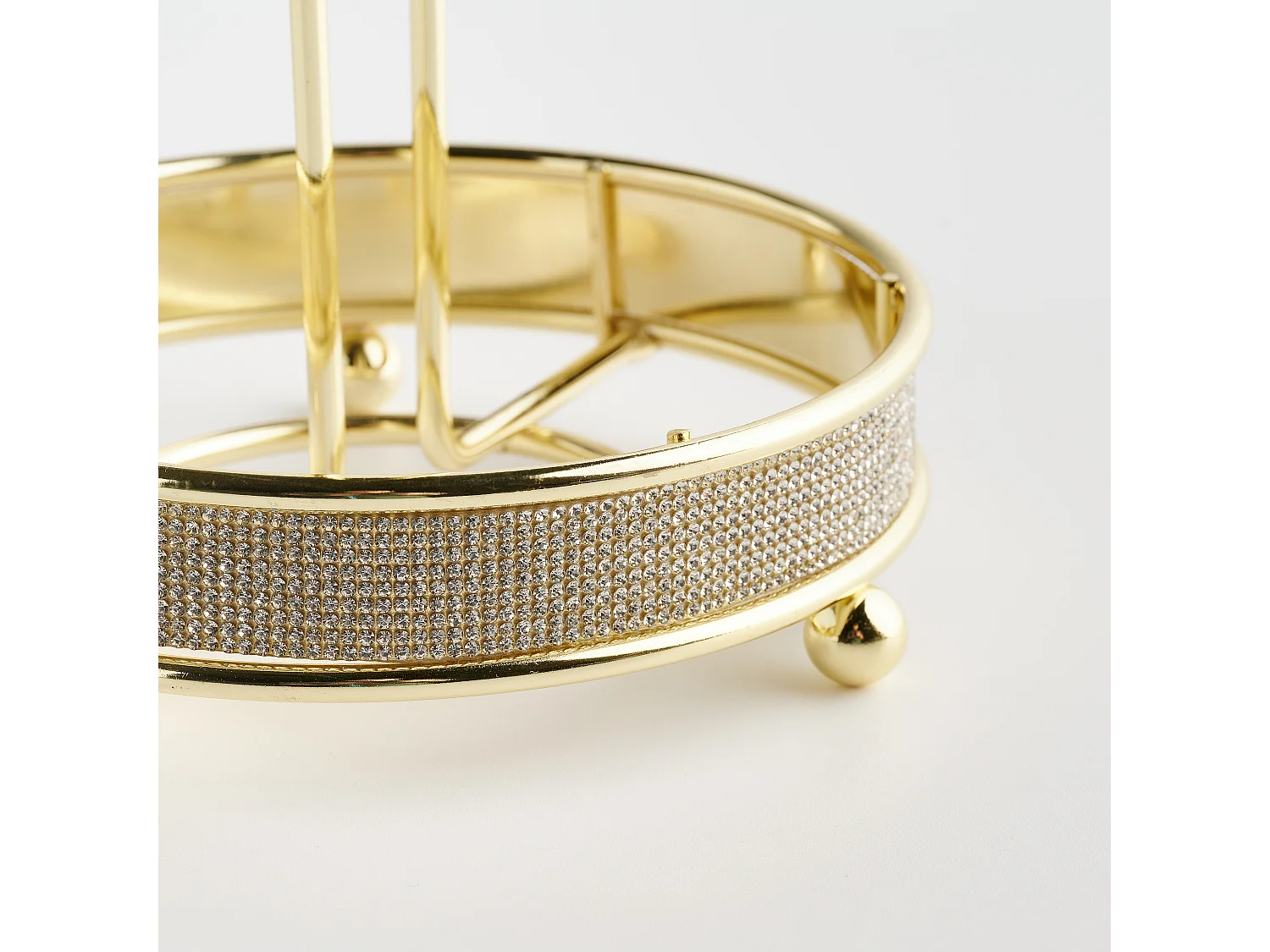 Papierhalter Diamondo mittleres Gold 33x16