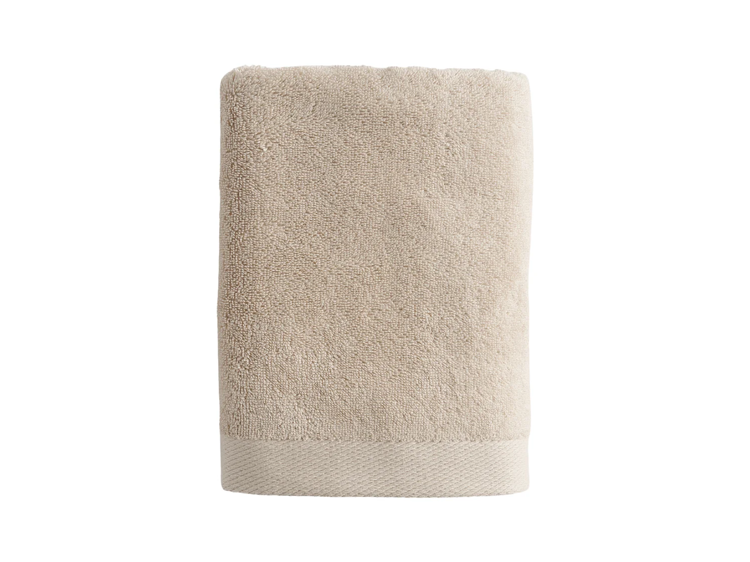 Serviette en coton égyptien Spa beige clair 50 x 90