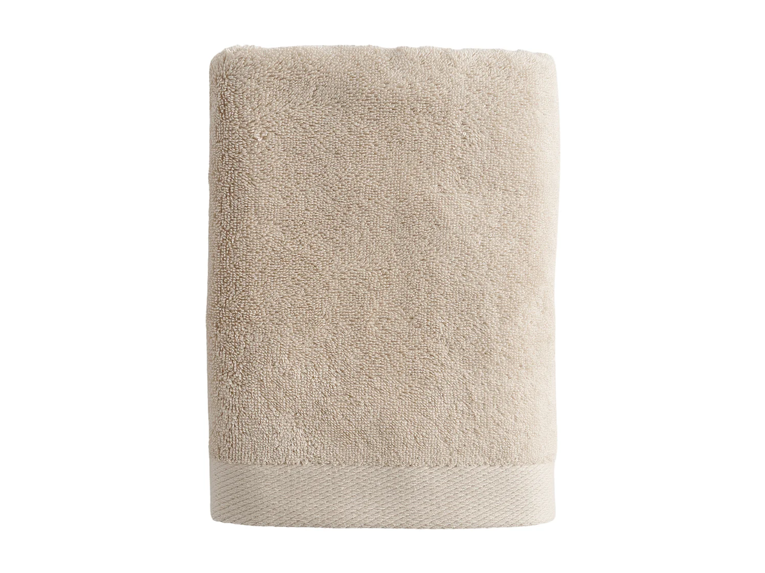 Serviette en coton égyptien Spa beige clair 50 x 90