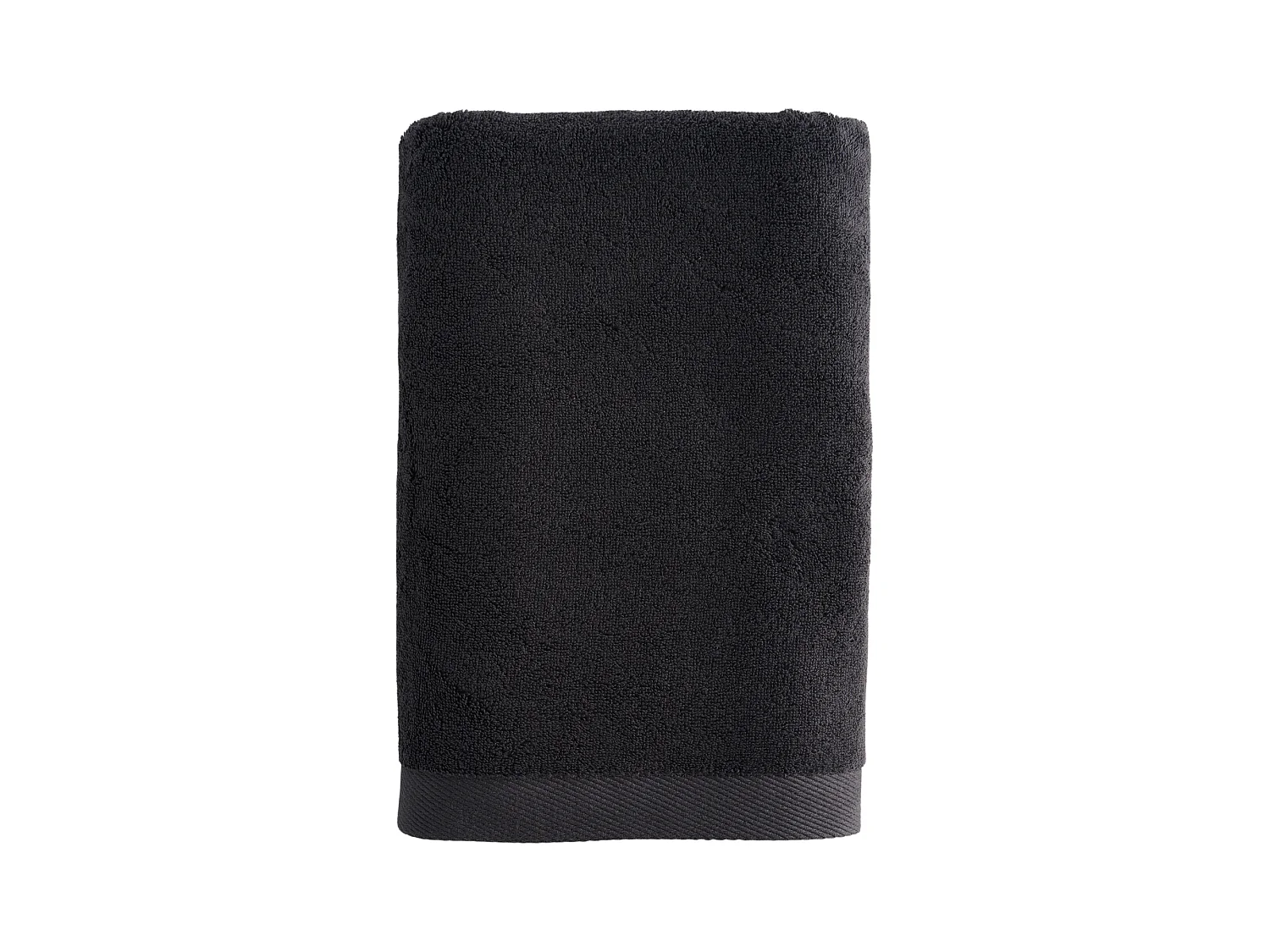 Serviette en coton égyptien Spa gris foncé 70 x 130