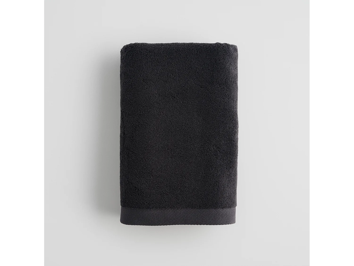 Serviette en coton égyptien Spa gris foncé 70 x 130