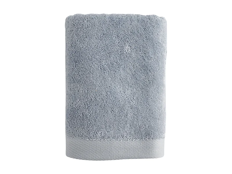 Serviette en coton égyptien Spa bleu clair 50 x 90
