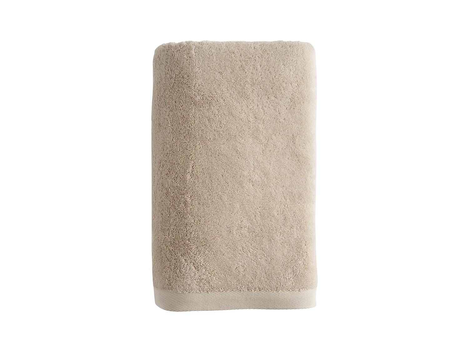 Serviette en coton égyptien Spa beige clair 100 x 150