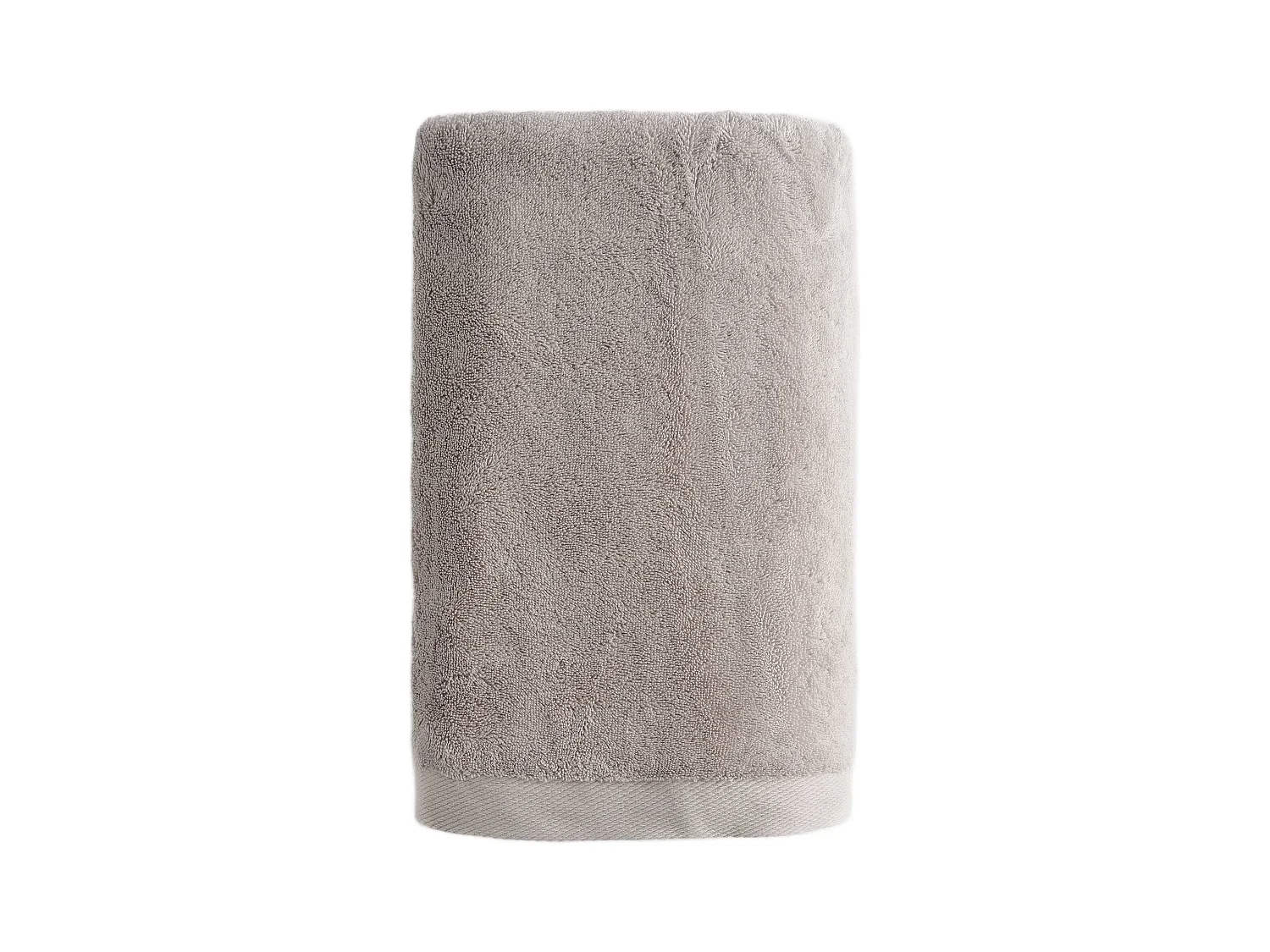 Serviette en coton égyptien Spa gris clair 100 x 150