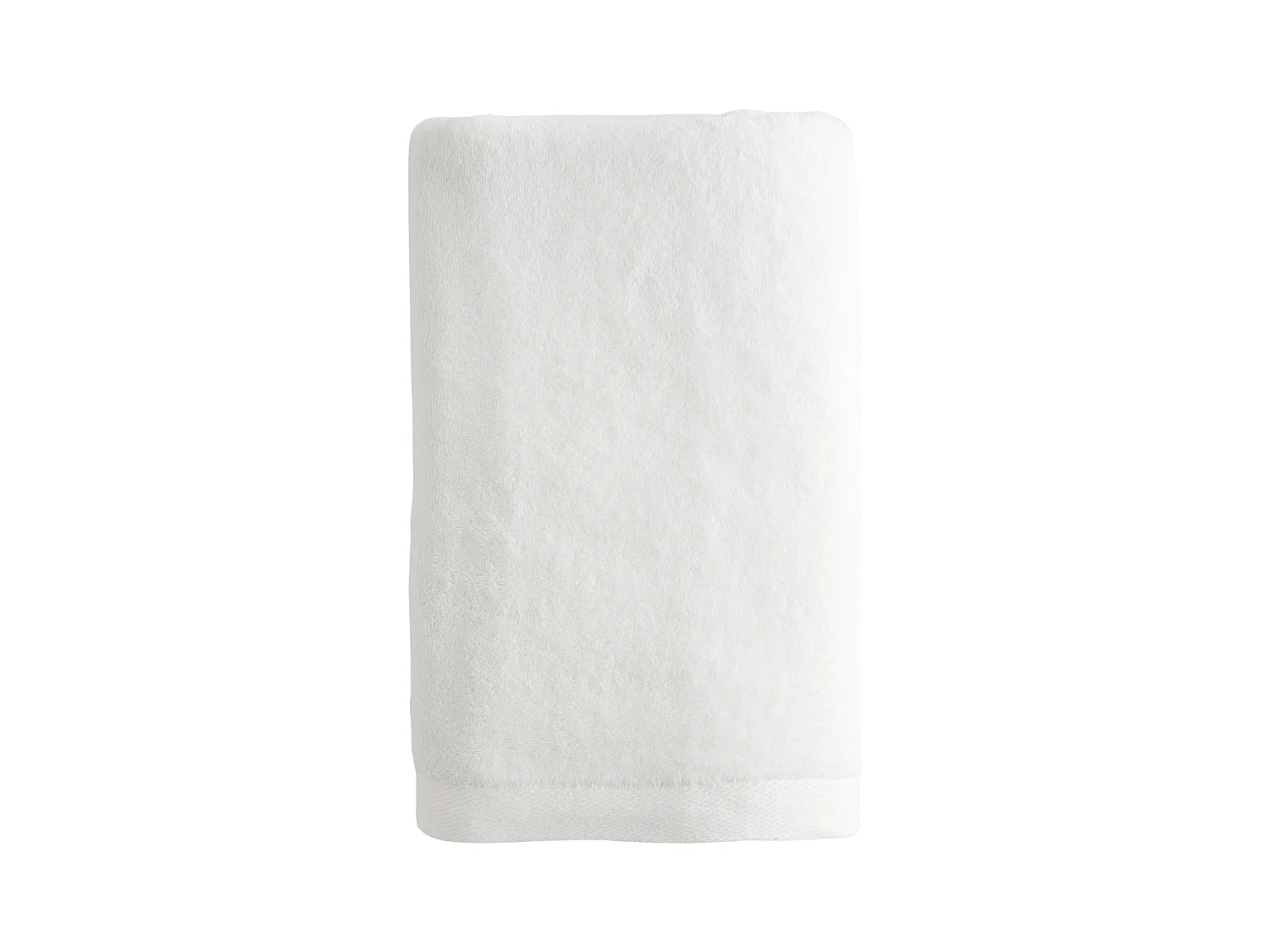 Serviette en coton égyptien Spa blanc moyen 100 x 150