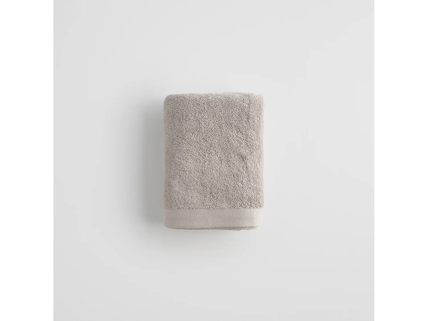 Serviette en coton égyptien Spa gris clair 50 x 90