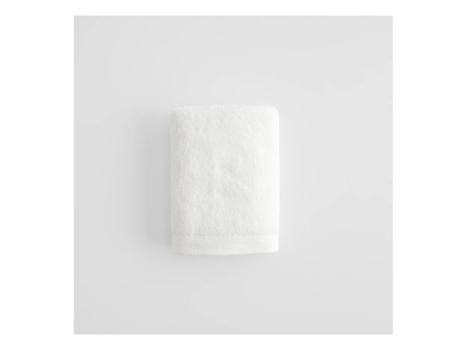 Serviette en coton égyptien Spa 50x90 Blanc Moyen