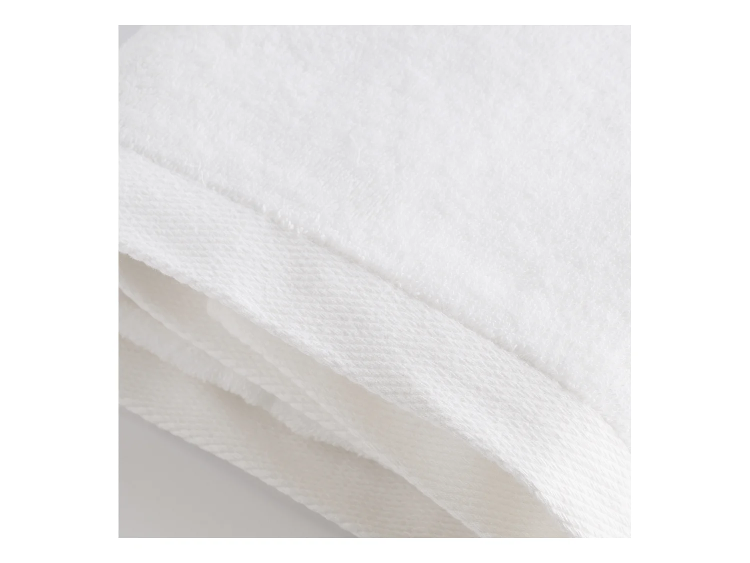 Serviette en coton égyptien Spa 50x90 Blanc Moyen