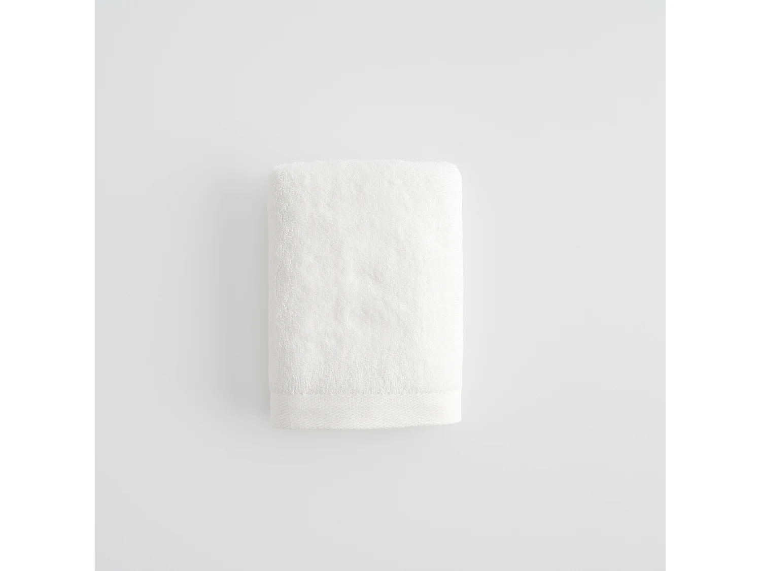 Serviette en coton égyptien Spa 50x90 Blanc Moyen