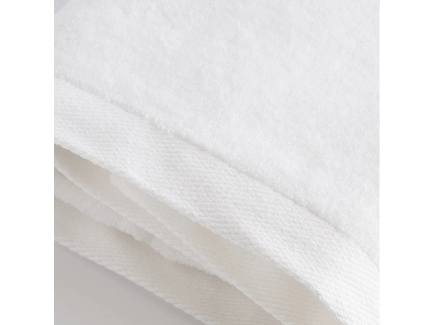 Serviette en coton égyptien Spa 50x90 Blanc Moyen