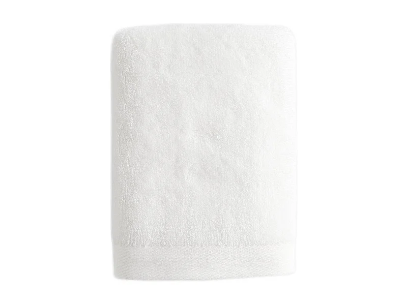 Serviette en coton égyptien Spa 50x90 Blanc Moyen