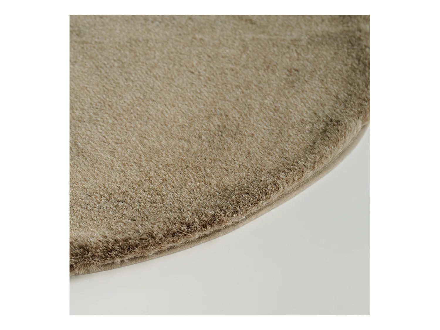 Teppich Trico mittelgrau 80x80 cm