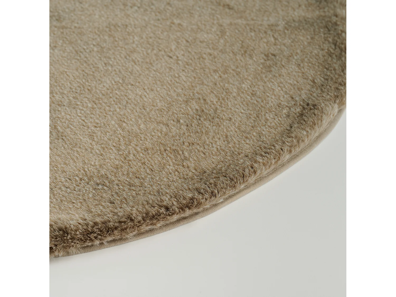 Teppich Trico mittelgrau 80x80 cm