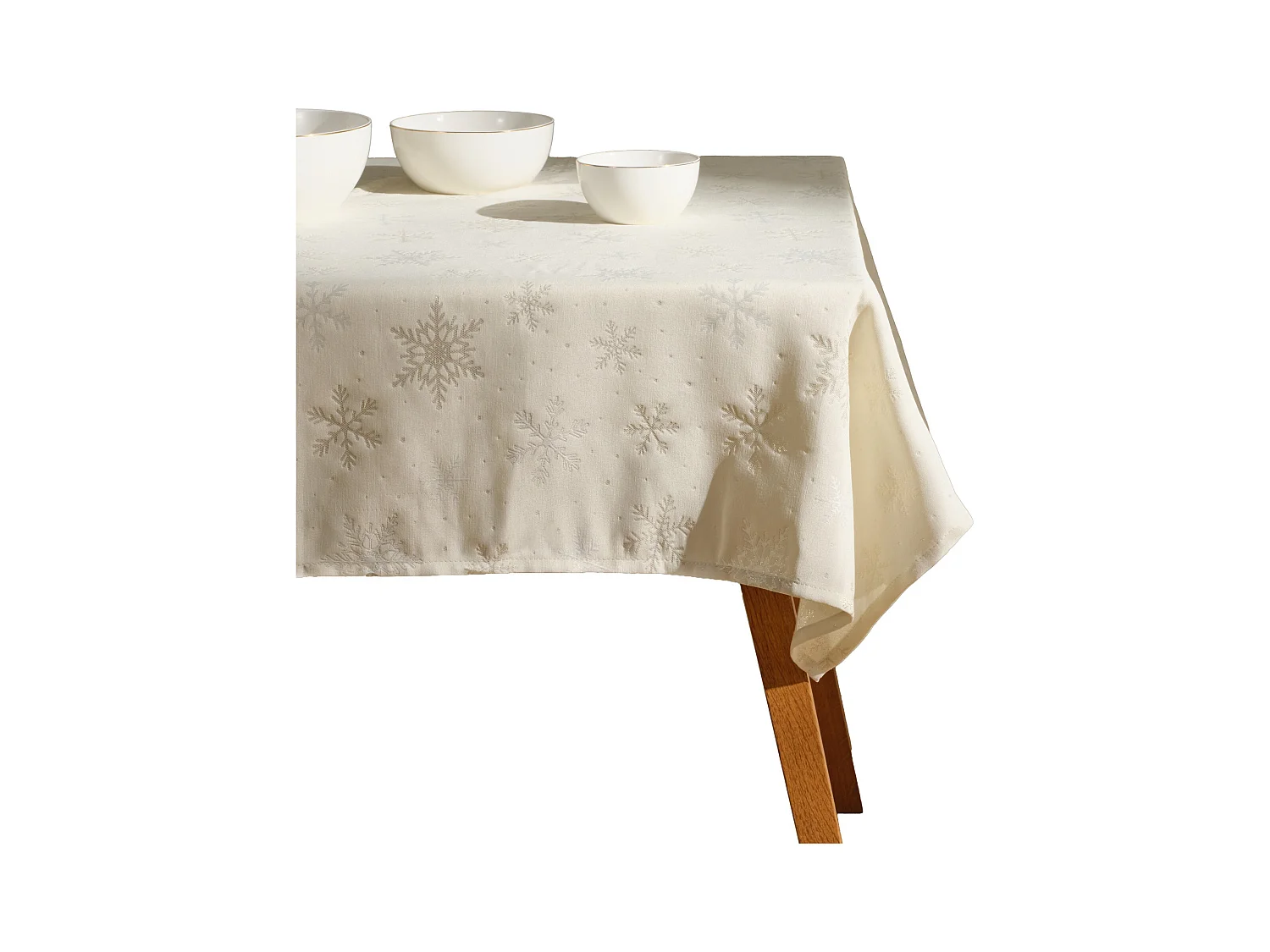 Nappe Jacquard Preciosita Écru 150x300