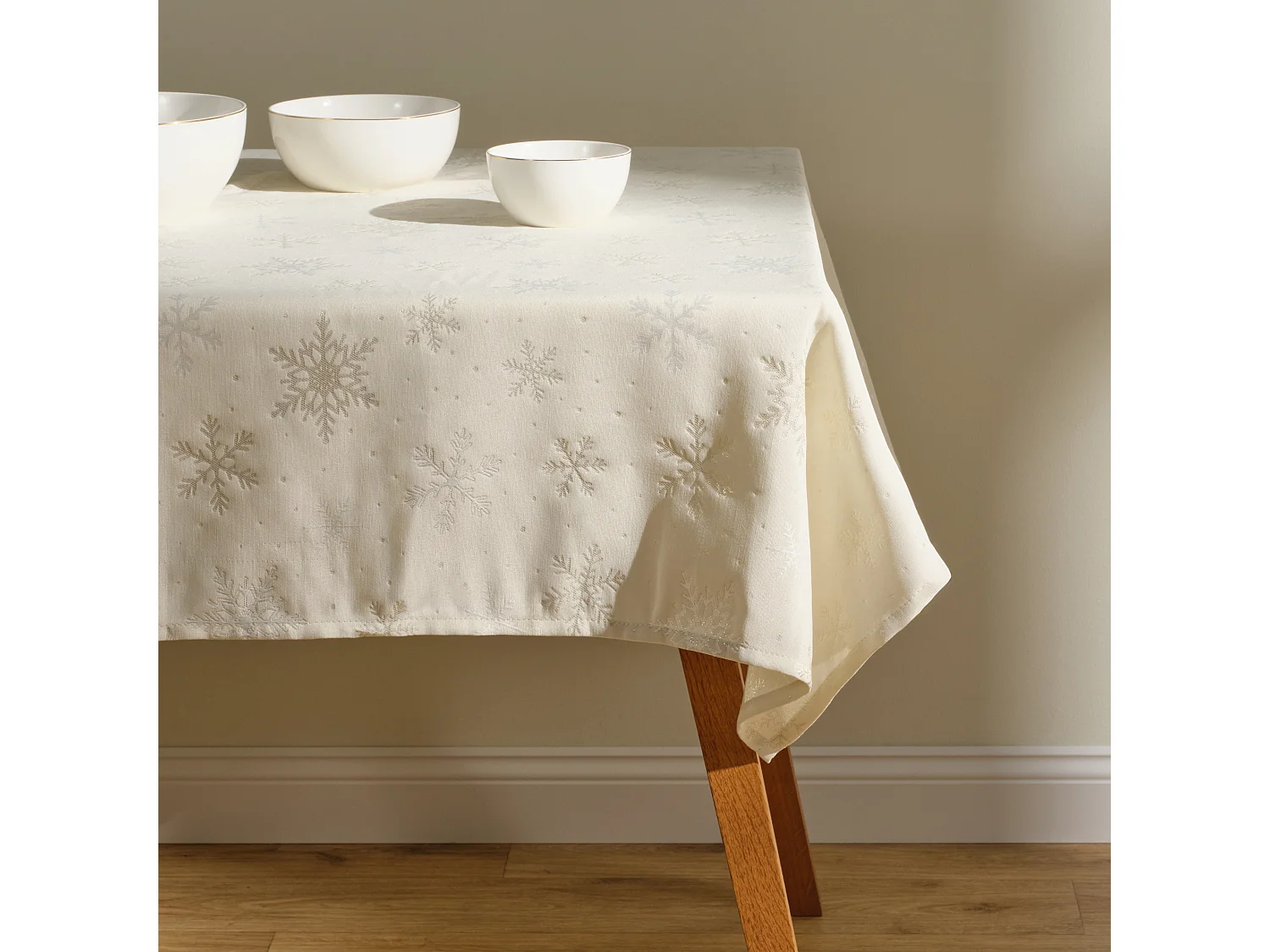 Nappe Jacquard Preciosita Écru 150x300