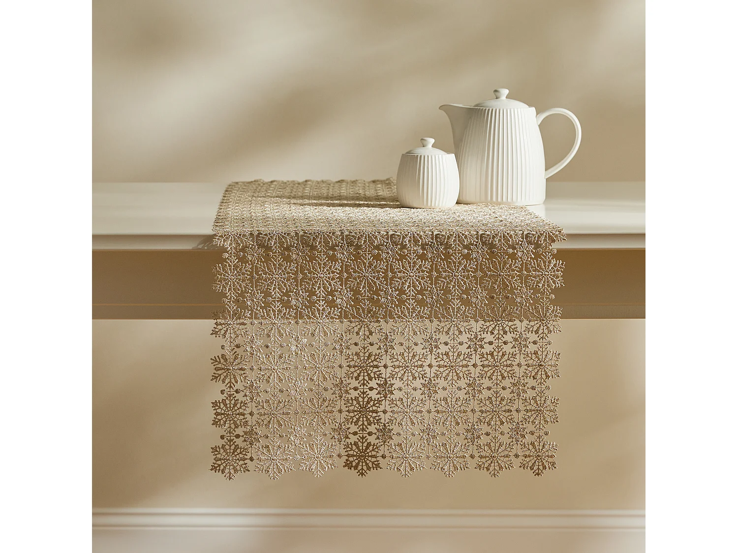 CHEMIN DE TABLE EN DENTELLE Santar 40 x 180