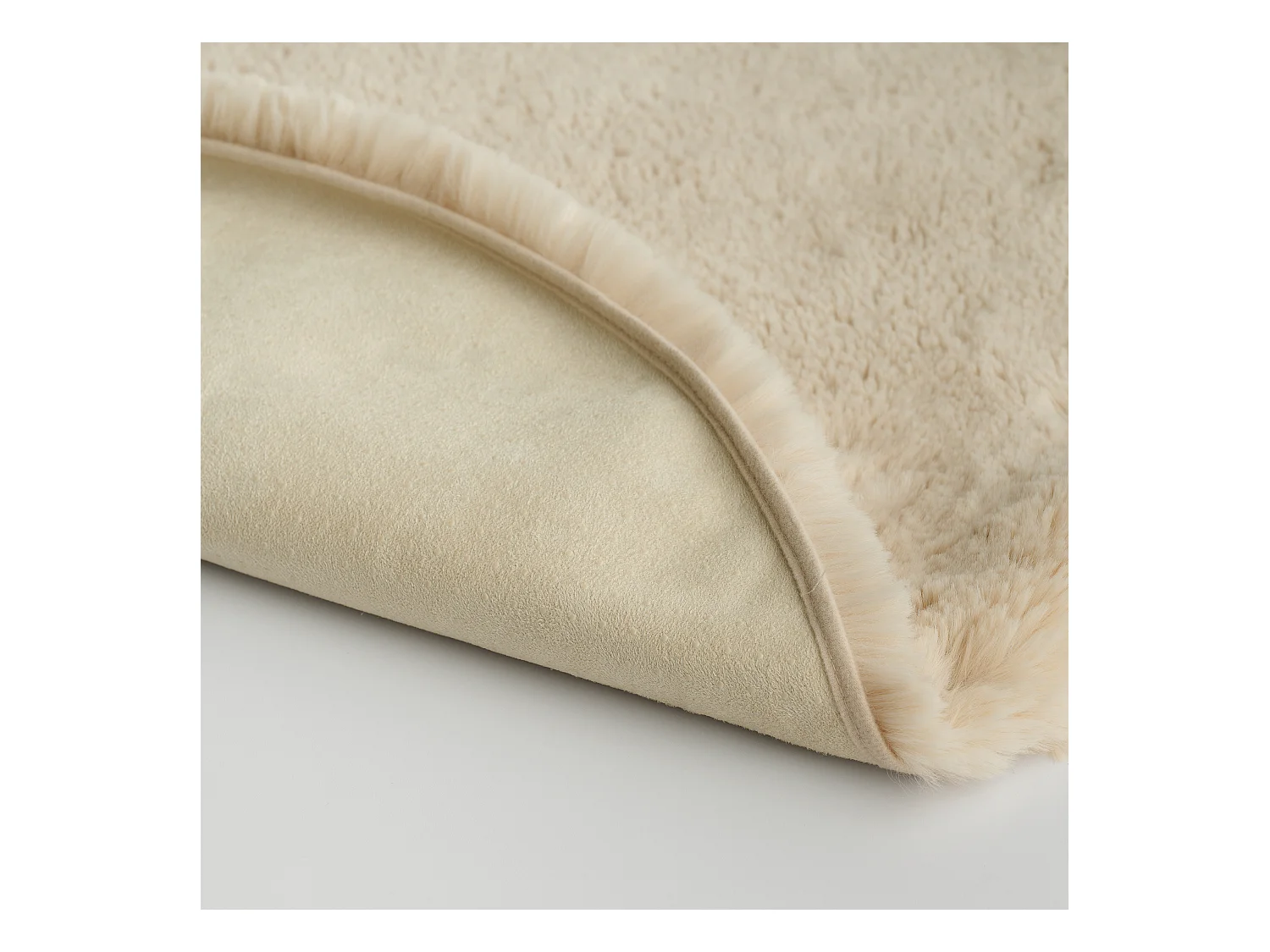 Teppich Trico mittleres Beige 80x80cm