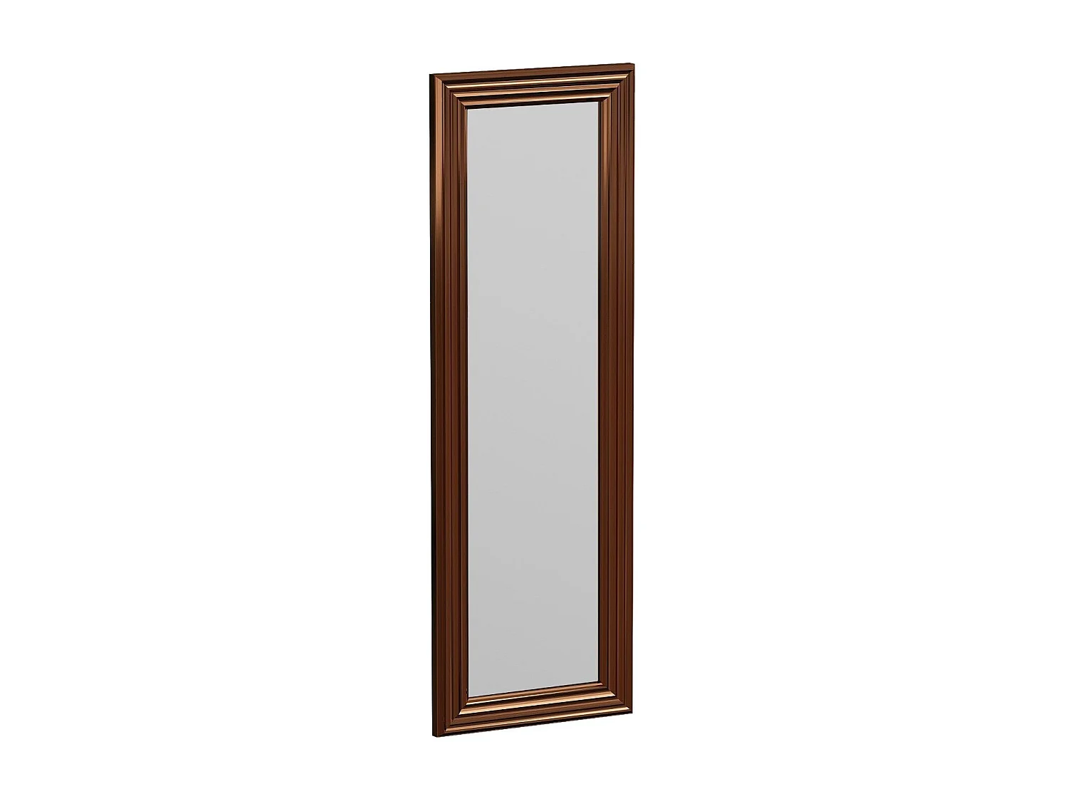 Espelho Moderno "Boos" com Moldura em Bronze - 30 x 90 x 2,2 cm para Decoração Elegante