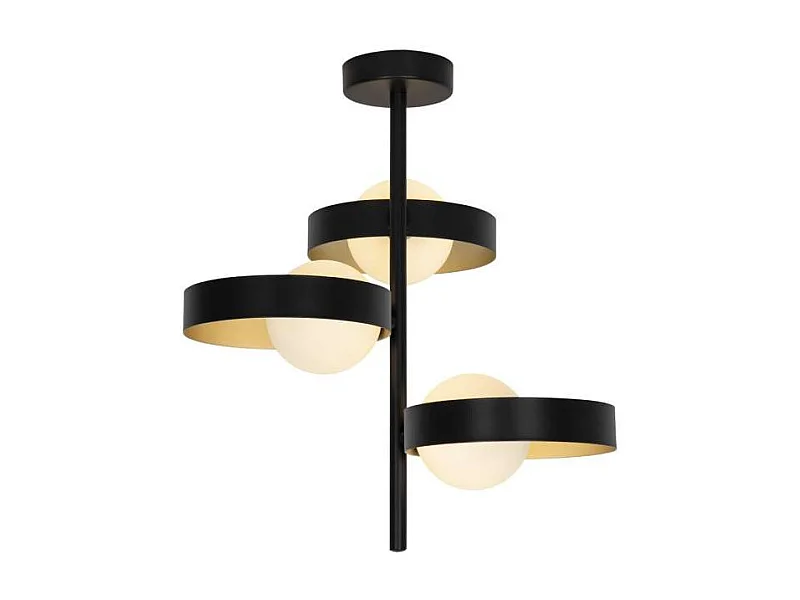 Colgante 3 luces modelo Arianna acabado negro, 43cm(alto) 40cm(ancho) 40cm(largo)