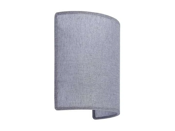 Aplique a pared Larino acabado gris, 20cm(alto) 20cm(ancho) 10cm(largo)