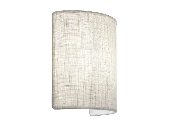 Aplique a pared Larino acabado lino tostado, 20cm(alto) 20cm(ancho) 10cm(largo)