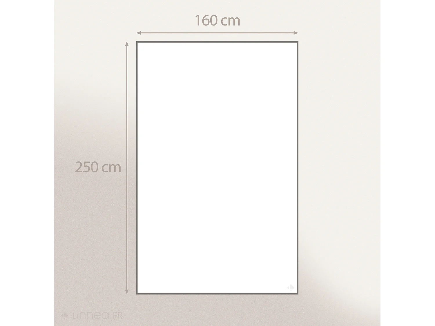 Pan de rideau 160x250 cm DEEPALI 100% lin lavé marron cognac