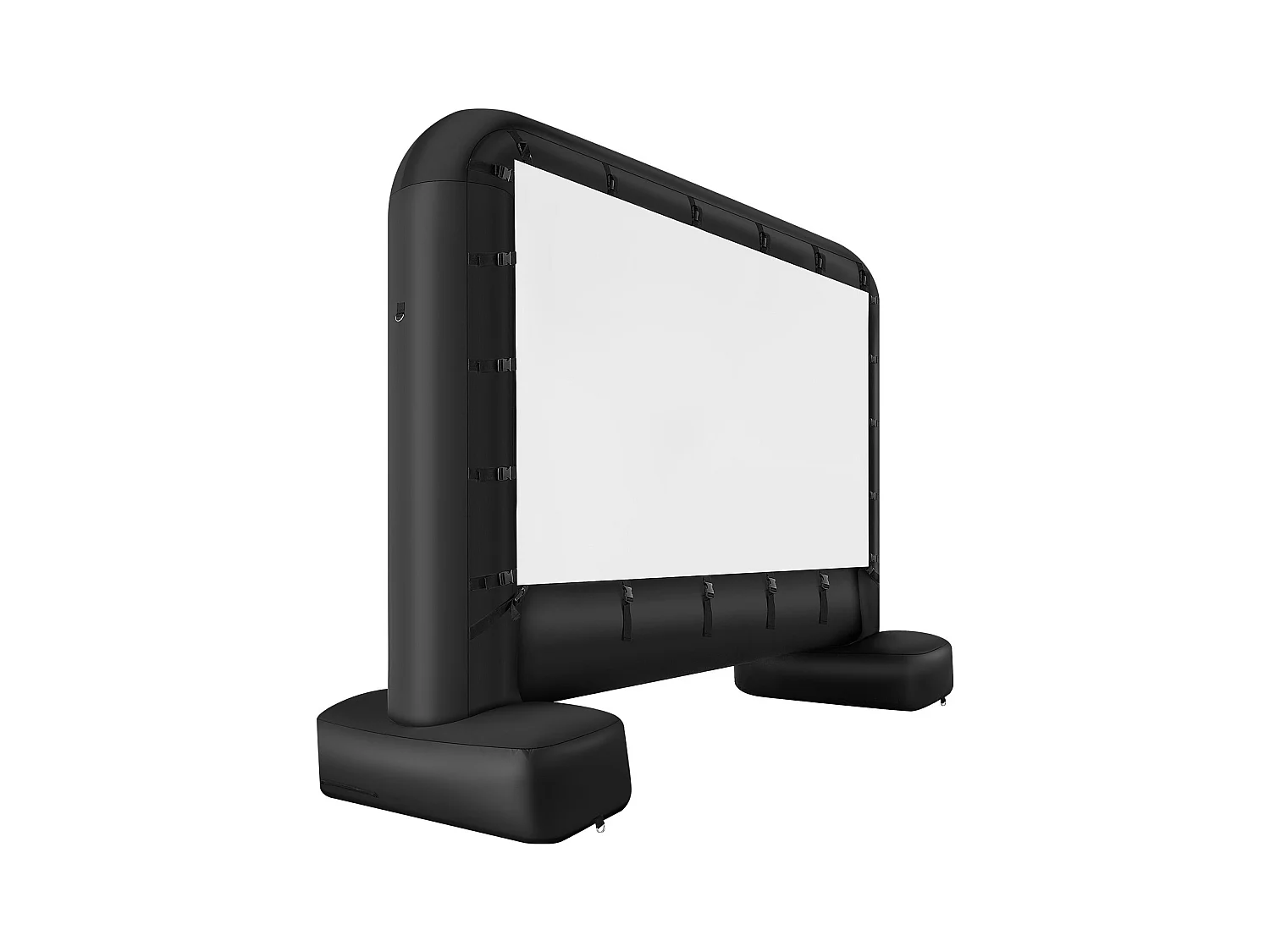 Écran de Projection Gonflable SucceBuy, Diagonale de 427 Cm, Format 16:9, 600D, Lavable, avec Sac de Rangement Portable, pour Extérieur, Cinéma Maison