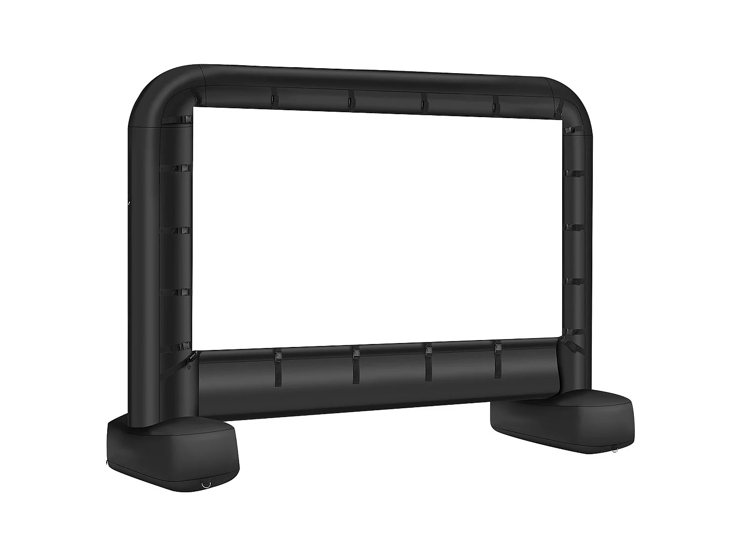 Écran de Projection Gonflable SucceBuy, Diagonale de 427 Cm, Format 16:9, 600D, Lavable, avec Sac de Rangement Portable, pour Extérieur, Cinéma Maison