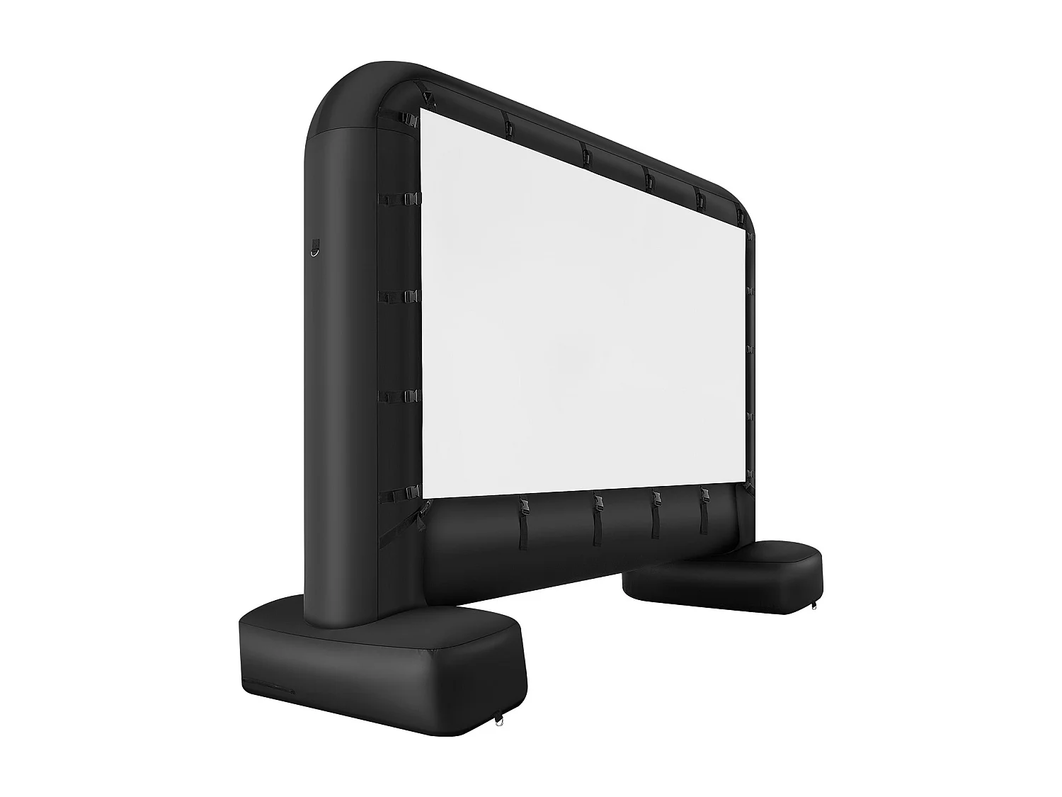 Écran de Projection Gonflable SucceBuy, Diagonale de 427 Cm, Format 16:9, 600D, Lavable, avec Sac de Rangement Portable, pour Extérieur, Cinéma Maison