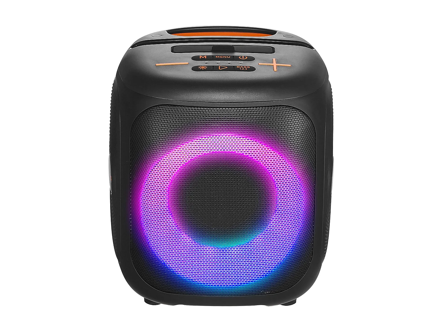 Karaoke-machine SucceBuy voor Volwassenen, 15 W, Draagbare Bluetooth-luidspreker 4 Inch met 2 Draadloze Microfoons, LED-licht, TWS-functie, Handvat