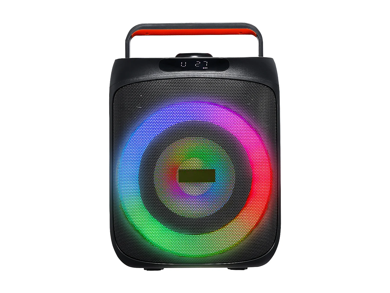 Karaoké pour Adultes SucceBuy, 30 W, Enceinte Bluetooth Portable de 6,5 Pouces avec 2 Microphones Sans Fil, Lumière LED, Fonction TWS, Poignée