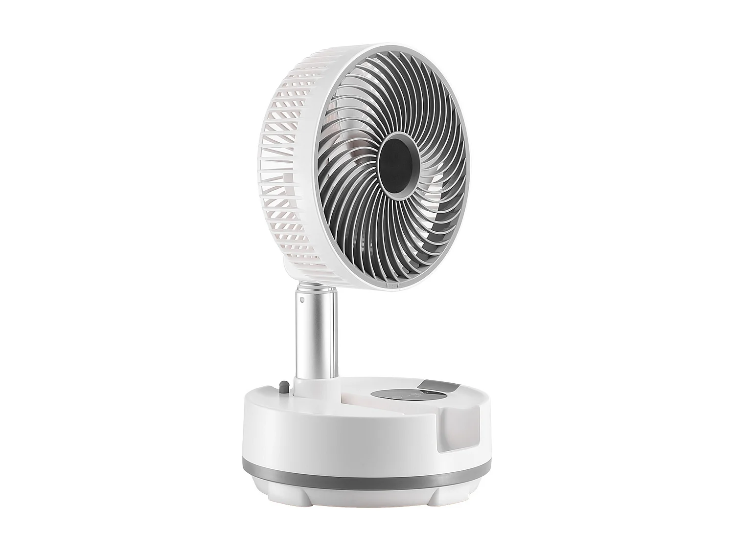 Ventilateur Oscillant SucceBuy Portable Pliable Rechargeable 20,3 cm, 3 en 1, Alimenté par Batterie, avec Télécommande, Silencieux, pour Table, 8 Vitesses