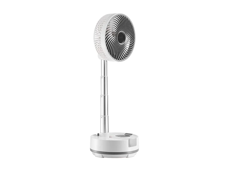 Ventilateur Oscillant SucceBuy Portable Pliable Rechargeable 20,3 cm, 3 en 1, Alimenté par Batterie, avec Télécommande, Silencieux, pour Table, 8 Vitesses