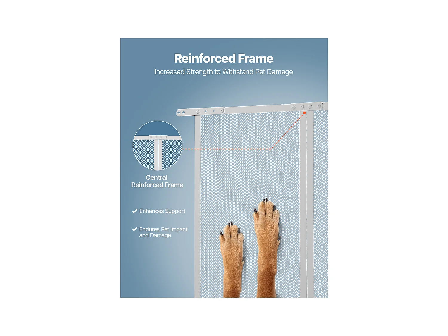 Grille de Porte SucceBuy d'Entrée de Camping-Car 80 x 72.4 cm, Protection d'Écran pour Porte RV en Alliage d'Alu, Renforcée et Respirante, Facile à Installer