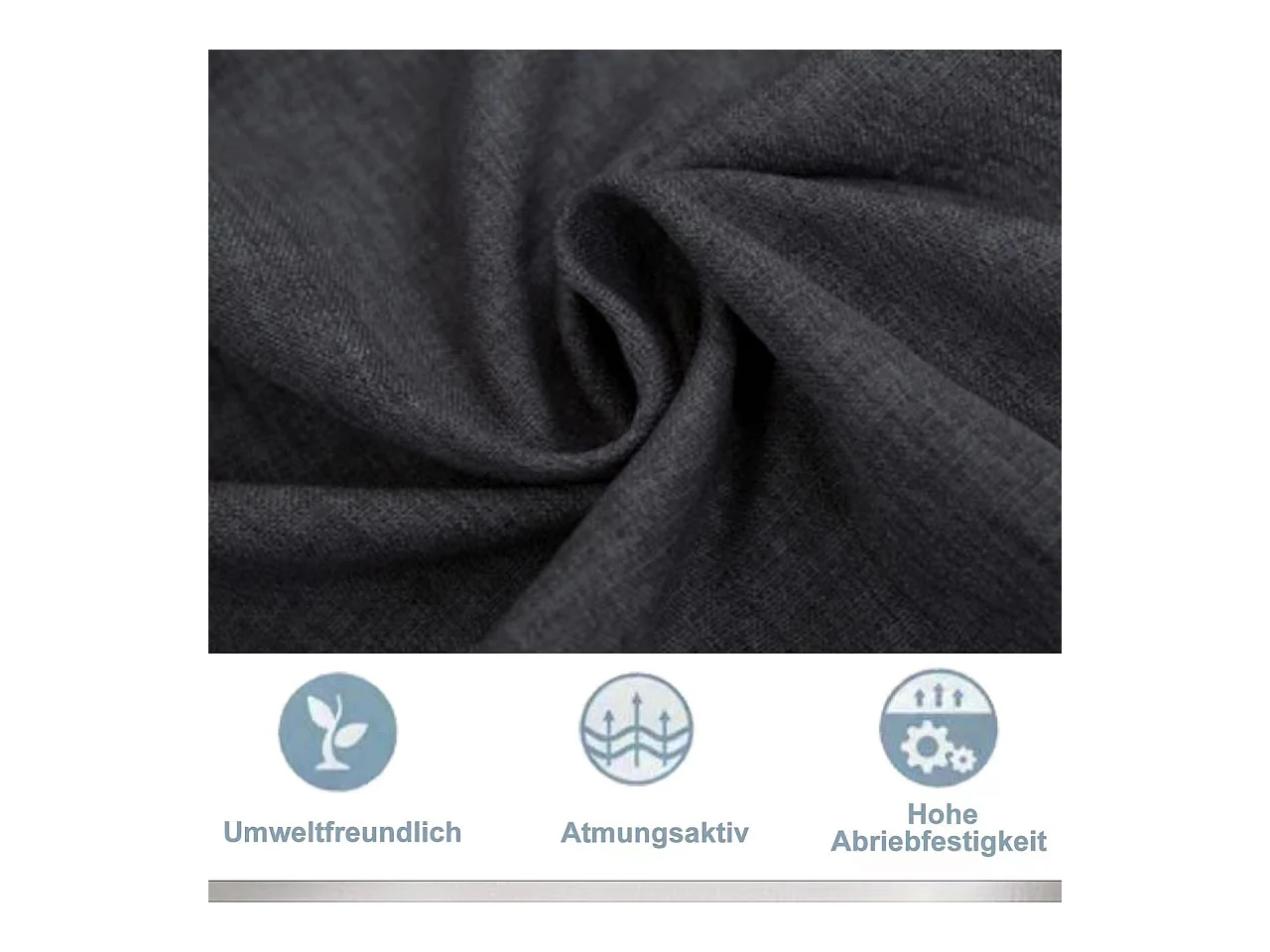 Lit Double Rembourré 140x200cm, Cadre De Lit Avec LED Et Prise USB, Sommier à Lattes, Gris