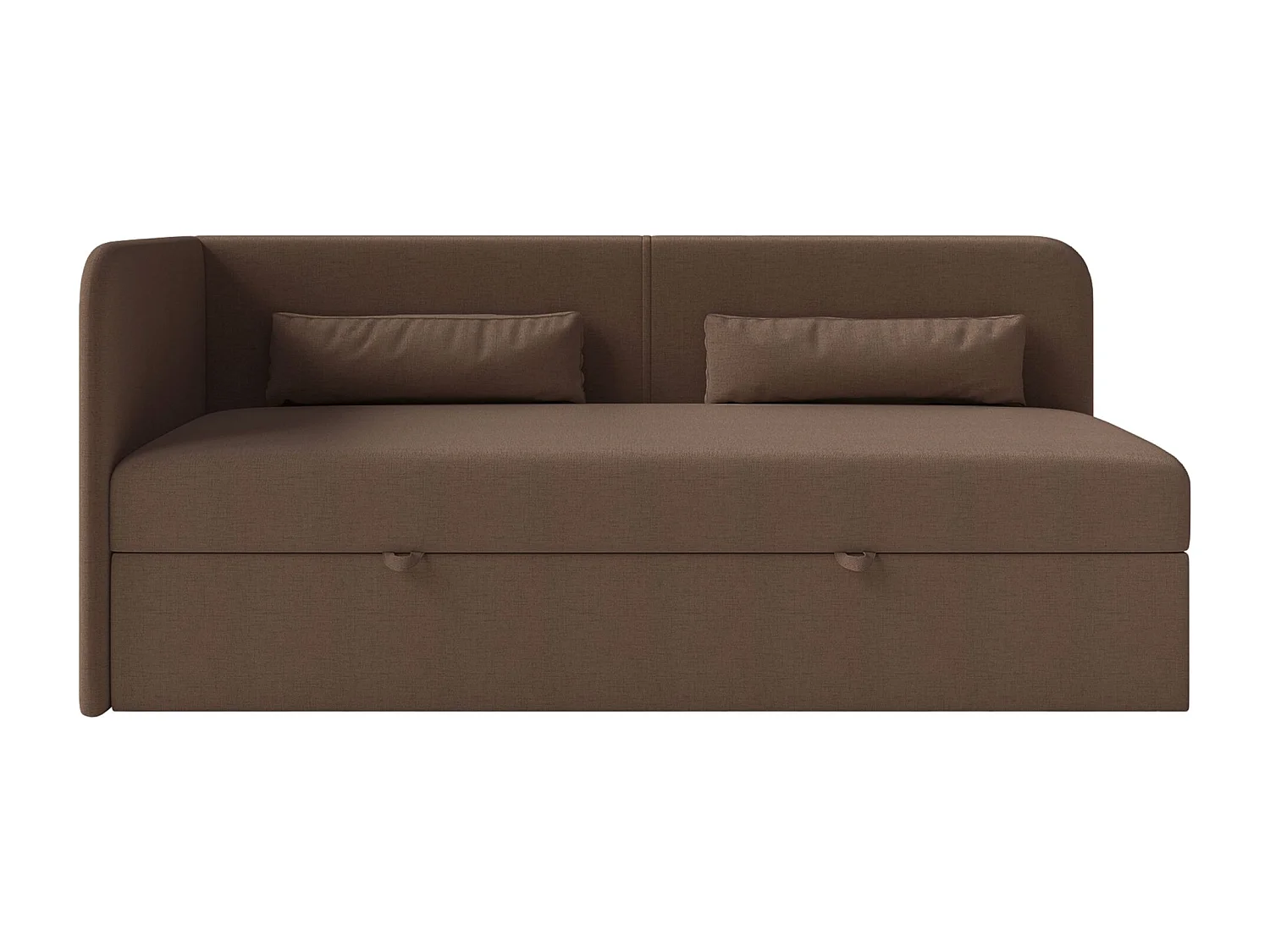 Lit ado avec rangement - olive - brun foncé - CALMMO